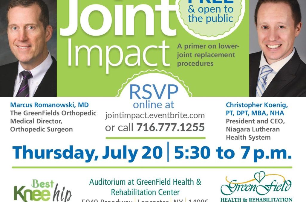 Joint Impact: A Presentation and Q&A Session