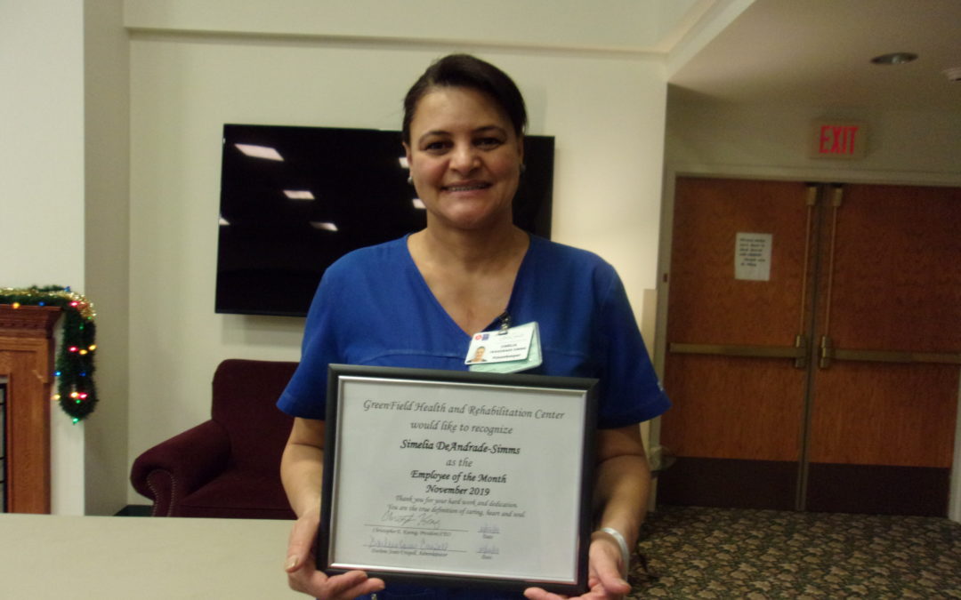 Employees of the Month: Jeffery D’Arcy, Amy Ciccarelli, Michaela Webber, and Simelia DeAndrade-Simms