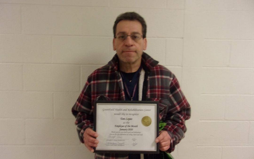 Employees of the Month: Dasia Peterson, Mike Arena, Marlene Jung, Valerie Turner, and Thomas Lopez